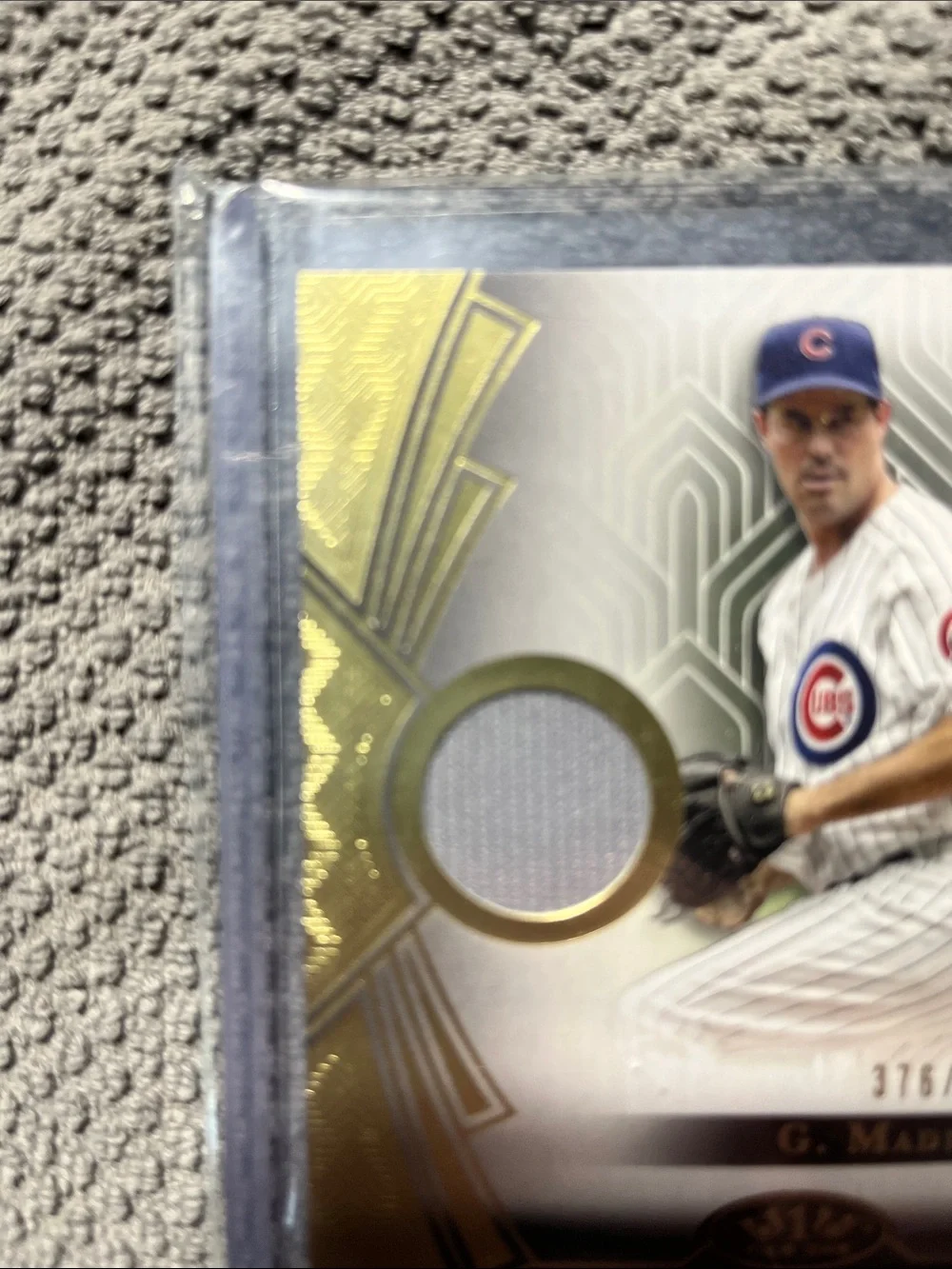 2023 Tier One Greg Maddux game used jersey Relic 376/400 #TIR-GM